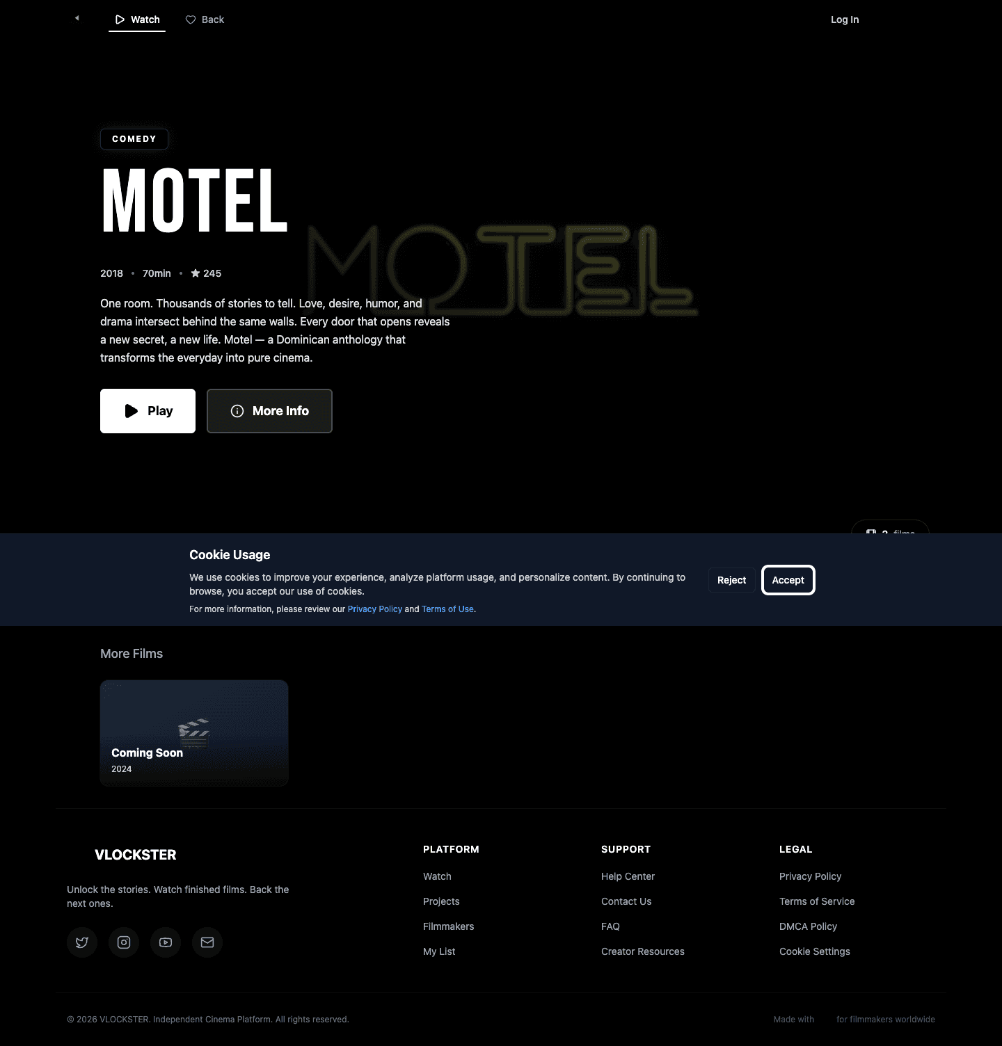 Vlockster website